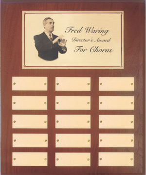 Waring Director's Award for Chorus Wall Plaque